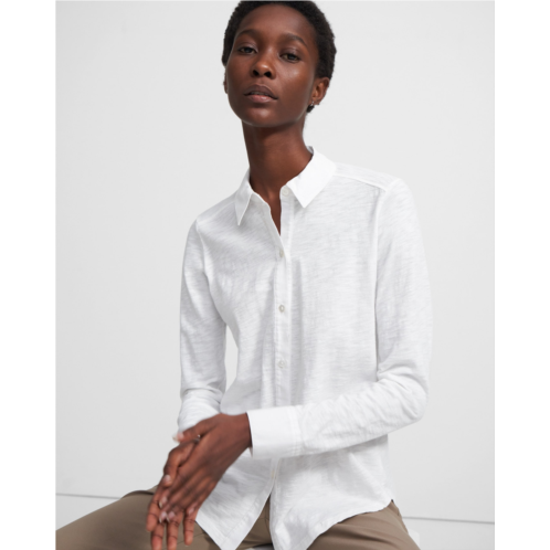 Theory Button Up Shirt in Organic Cotton