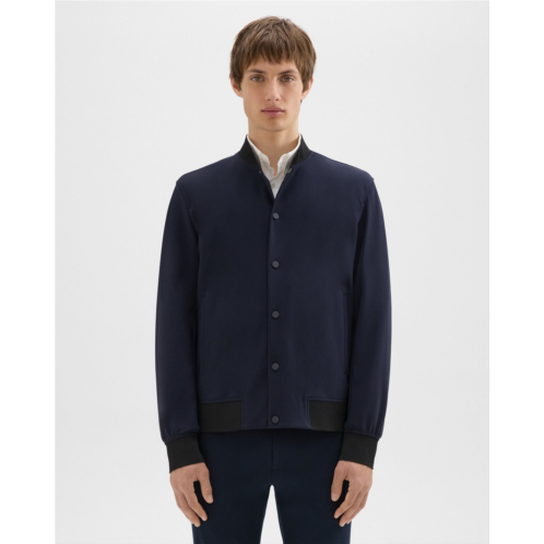 Theory Murphy Bomber Jacket in Precision Ponte