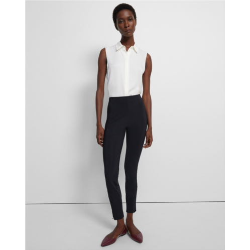 Theory Seamed Slit Legging in Precision Ponte