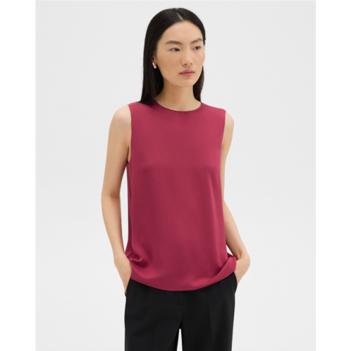 Theory Shell Top in Silk Georgette