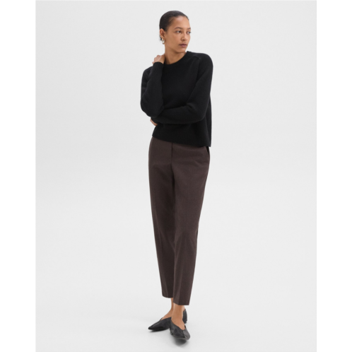 Theory Treeca Pull-On Pant in Sleek Flannel