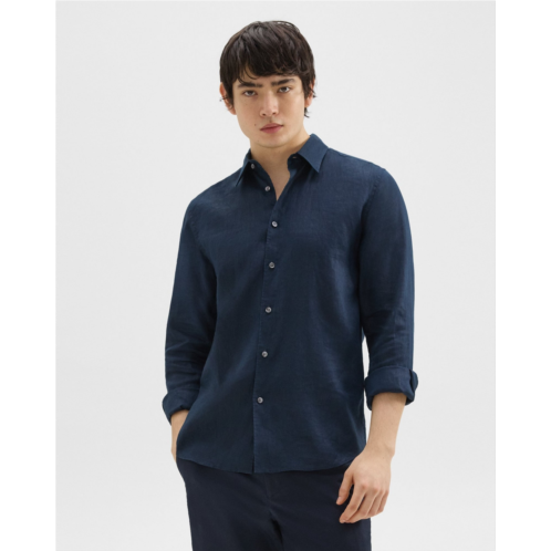 Theory Irving Shirt in Relaxed Linen