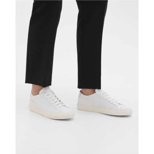 Theory Common Projects Womens Original Achilles Basket Weave Sneakers