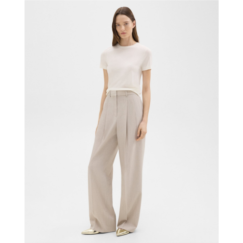 Theory Double Pleat Pant in Good Wool
