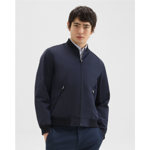 Theory Tailored Bomber Jacket in Foundation Twill
