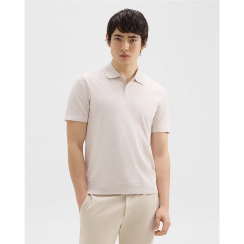 Theory Goris Polo Shirt in Light Bilen