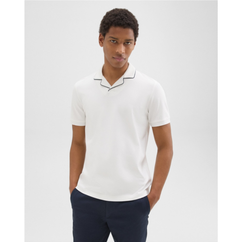 Theory Johnny Collar Polo in Relay Jersey