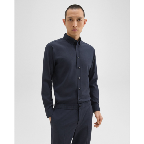 Theory Hugh Shirt in Virgin Wool