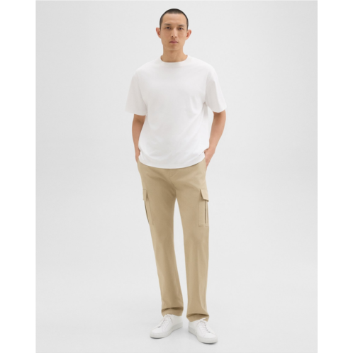 Theory Straight Cargo Pant in Stretch Cotton Twill