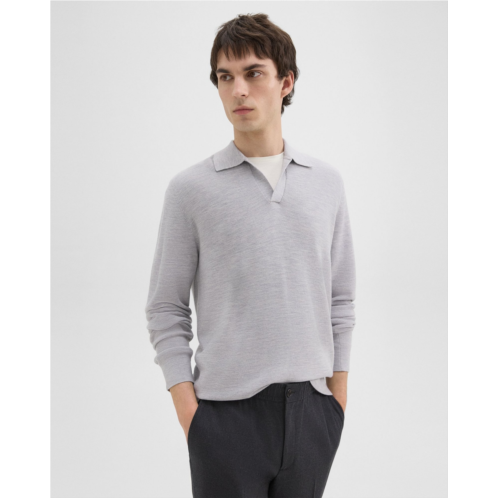 Theory Johnny Collar Sweater in Merino Wool