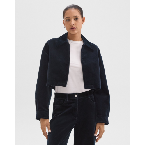 Theory A-Line Jacket in Velvet