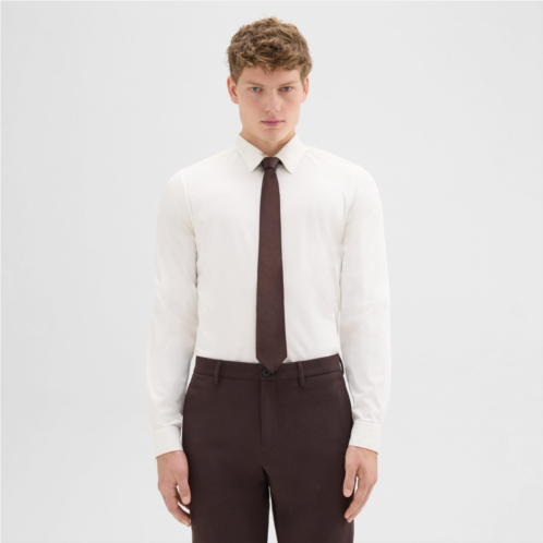 Theory Skinny Tie in Solid Silk