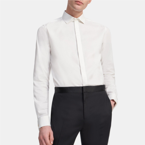 Theory Tuxedo Shirt in Cotton