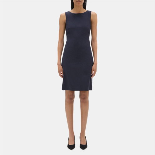 Theory Sheath Dress In Sevona Stretch Wool