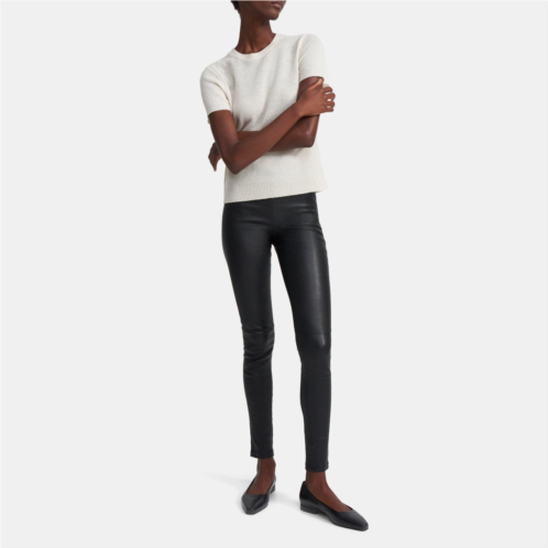 Theory Skinny Legging in Leather