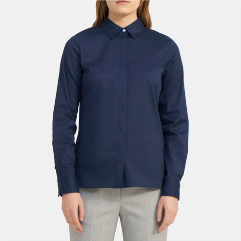 Theory Fitted Shirt in Stretch Cotton