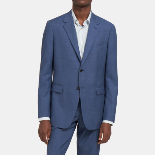 Theory Structured Blazer In Wool Twill