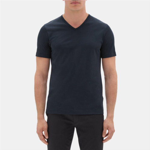 Theory Relaxed V-Neck Tee in Organic Cotton