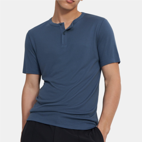 Theory Henley Tee in Modal Jersey