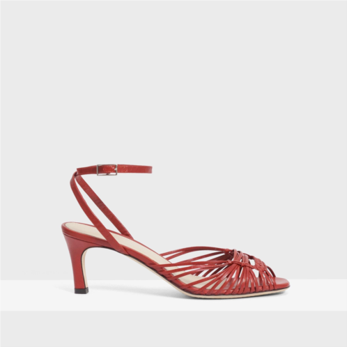 Theory Hand-Braided Sandal in Leather