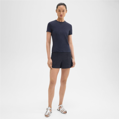 Theory Mini Utility Short in Good Linen