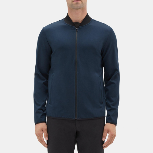 Theory Bomber Jacket in Stretch Tech Knit