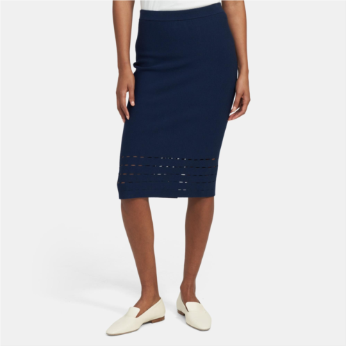 Theory Breeze Skirt in Viscose Knit