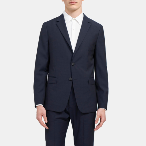 Theory Unstructured Suit Jacket in Grid Wool