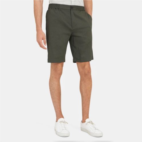 Theory Plymouth Short in Stretch Linen
