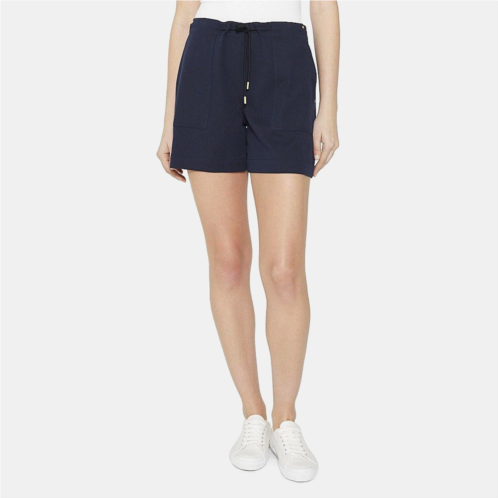 Theory Drawstring Short in Cotton Blend