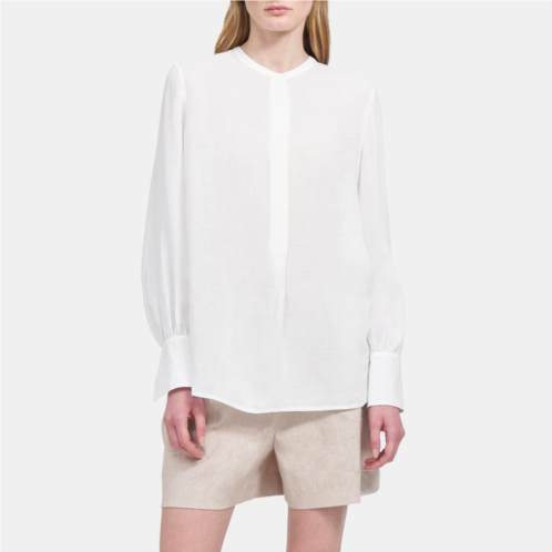 Theory Popover Tunic in Viscose-Linen