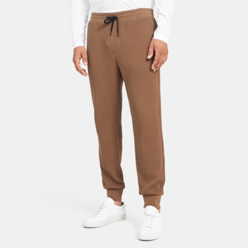 Theory Essential Sweatpant in Waffle Knit Cotton