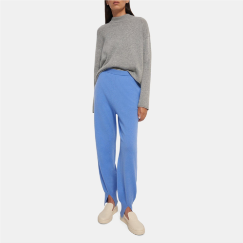 Theory Slit Jogger in Cashmere