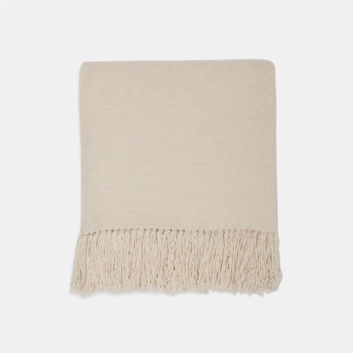 Theory Fringe Blanket Scarf in Felted Wool-Cashmere