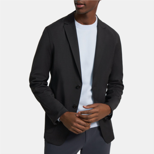 Theory Unstructured Suit Jacket in Bonded Wool Twill