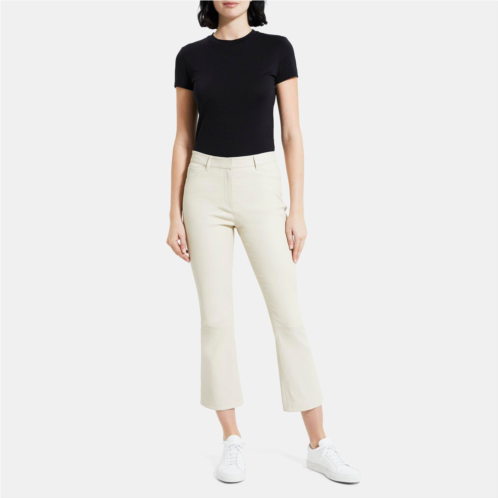 Theory 5-Pocket Flare Pant in Leather