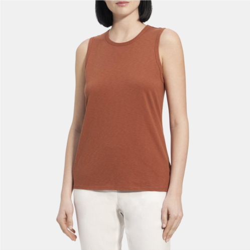 Theory Easy Shell Tank in Pima Cotton
