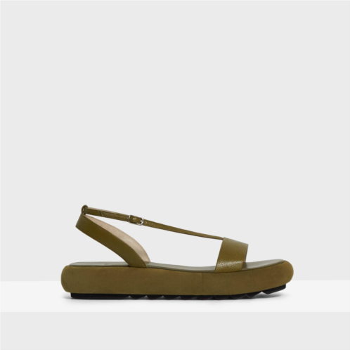 Theory Donut Platform Sandal in Leather