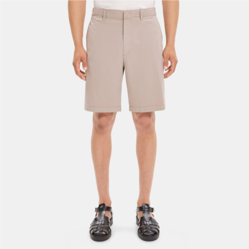 Theory Straight-Leg Short in Stretch Cotton