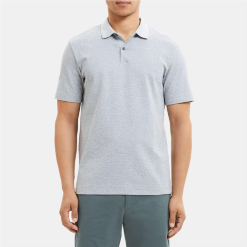 Theory Standard Polo in Striped Cotton