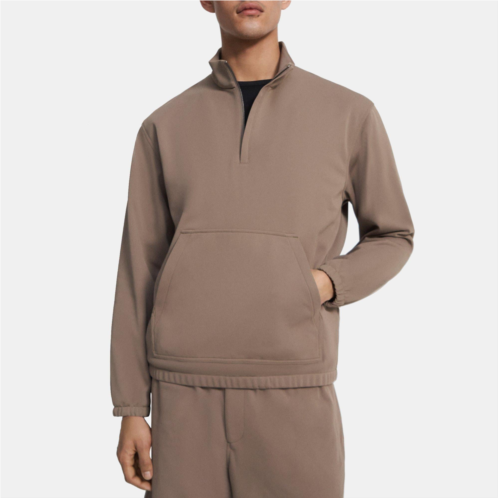 Theory Half-Zip Sweater in Knit Blend