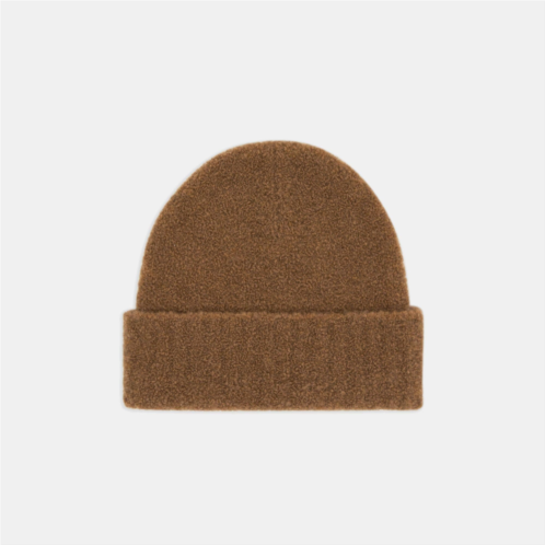 Theory Beanie in Knit Boucle