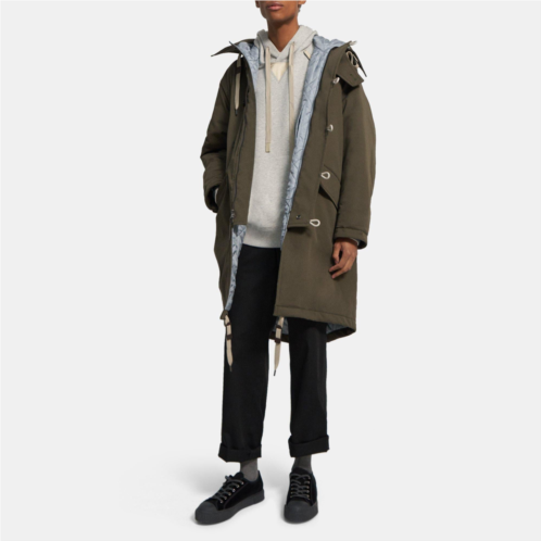 Theory Hooded Cotton Parka