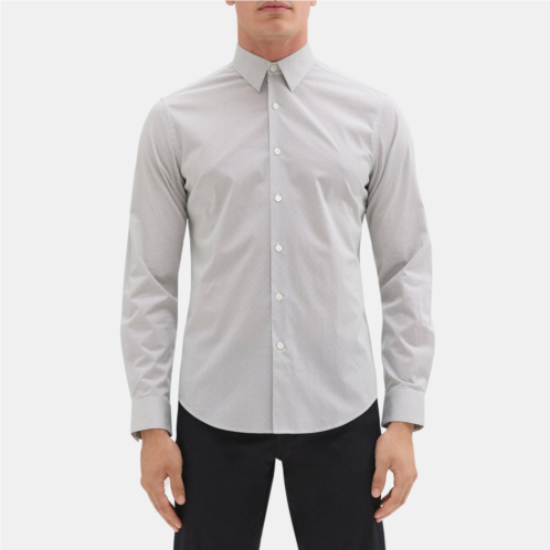 Theory Tailored Shirt in Dotted Cotton