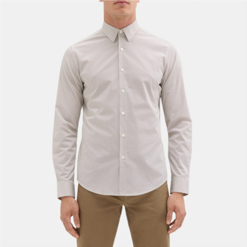 Theory Tailored Shirt in Dotted Cotton