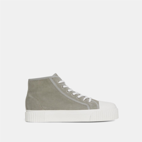 Theory High-Top Velvet Sneaker