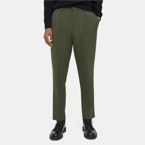 Theory Tapered Drawstring Pant in Stretch Cotton Flannel