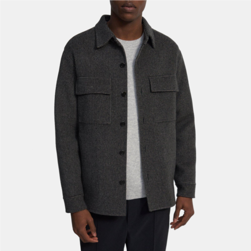 Theory Shirt Jacket in Double-Face Wool-Cashmere