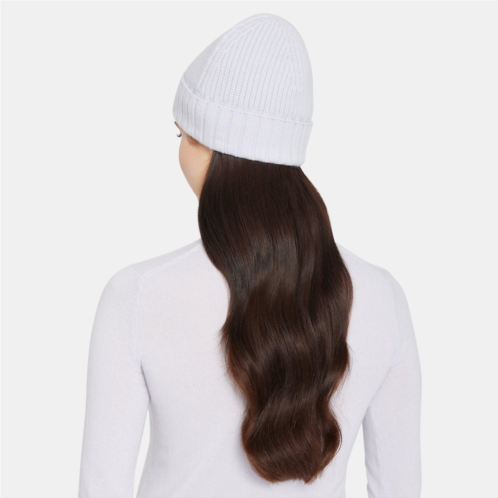 Theory Rib Knit Beanie in Wool-Cashmere