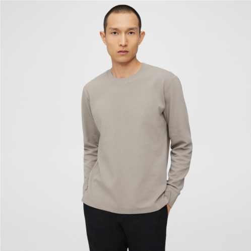 Theory Ryder Long-Sleeve Tee in Waffle Knit